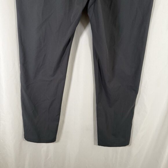 Marcus Pierce Pants Men's 31x28 Solid Grey Tech Feel Flat Front Pockets - Picture 9 of 9